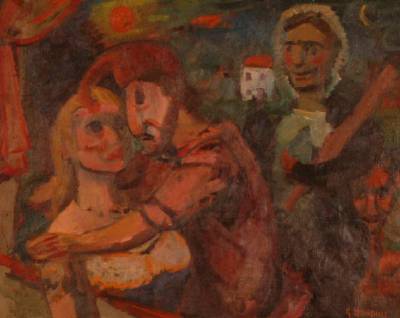 Sample artwork by Gerrit Hondius (1891 - 1970), known for ballet figure, landscape, still life - View similar artists and auction records