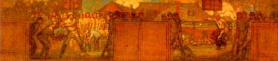 Sample artwork by Roy Gamble (1887 - 1972), known for landscape, genre, figure, portrait painting - View similar artists and auction records