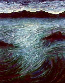 Sample artwork by Gabor Peterdi (1915 - 2001), known for non-ob graphics, modernist-leaning landscape painting, teaching - View similar artists and auction records