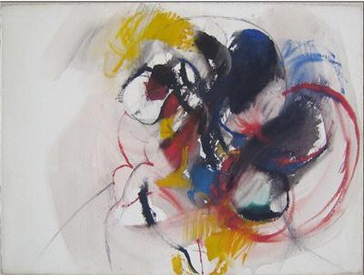 Sample artwork by Edward Giobbi (Born 1926), known for figure-non ob expression, collage - View similar artists and auction records