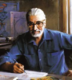 Portrait of Theodor Seuss (Dr Seuss) Geisel