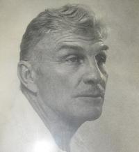 Portrait of Rolf Armstrong: Photograph taken by Frederic Shaw