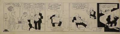 Sample artwork by George McManus (1882 - 1954), known for illustrator-cartoons - View similar artists and auction records