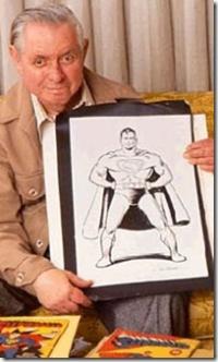 Portrait of Joe Shuster: Photo by Henry Mietkiewicz taken in April 1992