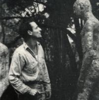 Portrait of Larry Rivers: Photograph of Larry Rivers, 1956
