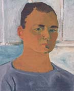 Portrait of Elmer Nelson Bischoff: Self-portrait
