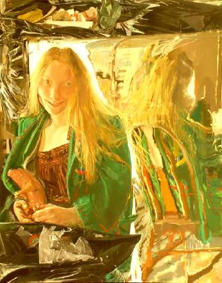 Sample artwork by Jerome Witkin (Born 1939), known for post mod narrative figure-genre painting - View similar artists and auction records