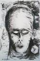Portrait of Jonathan Borofsky: Self-portrait