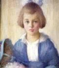 Portrait of Nan Greacen: Painted by Edmund Greacen