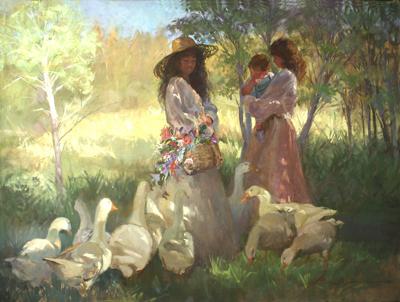 Sample artwork by Betty (Elizabeth Jean) Billups (Born 1948), known for figure, portrait, animal, native american, still life, landscapes, illustrations - View similar artists and auction records