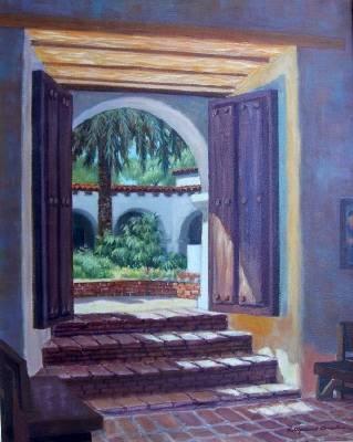 Sample artwork by Floyd Copeland Chandler (1920 - 1995), known for western landscape painting, illustration, etching - View similar artists and auction records