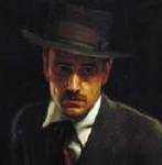 Portrait of Ernest Martin Hennings: Self-portrait