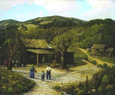 Sample artwork by Peter Lanz Hohnstedt (1872 - 1957), known for landscape, genre, coastal views - View similar artists and auction records