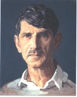 Portrait of Conrad Buff: Self-portrait