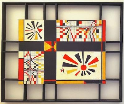 Sample artwork by James McCray (1912 - 1993), known for abstract geometric - View similar artists and auction records