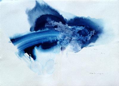 Sample artwork by Beth Swartz (Born 1936), known for transcendental/spiritual-themed abstraction, multimedia installations - View similar artists and auction records