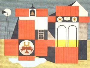 Sample artwork by Richard Peter Hoffman (1911 - 1977), known for precisionist landscape and still life painting, photography - View similar artists and auction records