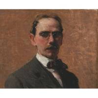 Portrait of Colin Campbell Cooper: Self-portrait