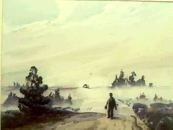 Sample artwork by Frank Nelson Wilcox (1887 - 1964), known for regionalist watercolor landscape painting, genre, illustrator - View similar artists and auction records