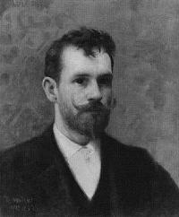 Portrait of Paul Peel: Self-portrait