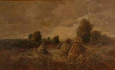 Sample artwork by John Semon (1852 - 1917), known for landscape often forest interior - View similar artists and auction records