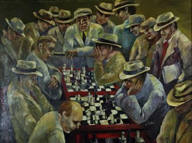 Sample artwork by Louis Wolchonok (1898 - 1973), known for mural, townscape, figure, etcher - View similar artists and auction records