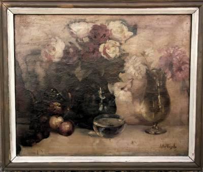 Sample artwork by John Wentworth Russell (1879 - 1959), known for portrait, nude figure and street scene, teaching - View similar artists and auction records