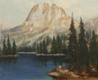 Sample artwork by Leonard Borman (1894 - 1995), known for landscape, marine, portrait - View similar artists and auction records