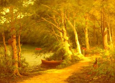 Sample artwork by Edward Rufus Hill (1851 - 1908), known for landscape and still life painting, miniature - View similar artists and auction records
