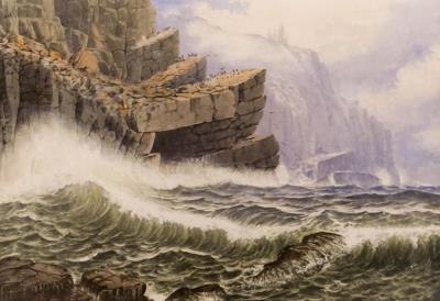 Sample artwork by Cleveland Salter Rockwell (1837 - 1907), known for survey, marine, landscape, coastals - View similar artists and auction records
