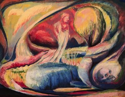 Sample artwork by John Dominique (1893 - 1994), known for town-landscape, cartoonist, etcher - View similar artists and auction records