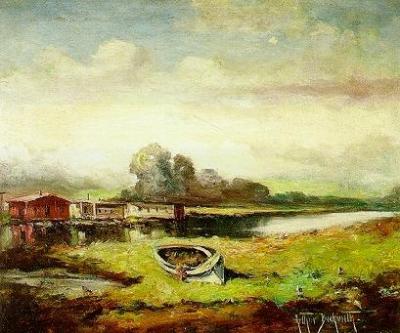Sample artwork by Arthur Beckwith (1860 - 1930), known for landscape, marine and still-life painting - View similar artists and auction records