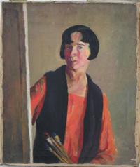 Portrait of Anna Katharine Skeele: Self-portrait