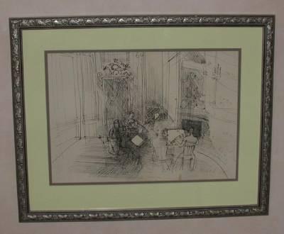 Sample artwork by Raoul Dufy (1877 - 1953), known for fauve painting-beach scenes, illustration, design - View similar artists and auction records