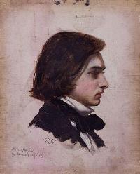 Portrait of Arthur Hughes: Self-portrait