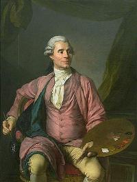 Portrait of Joseph Marie Vien: by Joseph Siffred Duplessis 1784