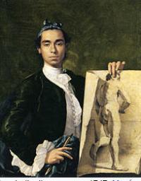 Portrait of Luis Egidio Melendez: Self-portrait