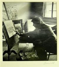 Portrait of John Marin: In his studio at Cliffside, NJ