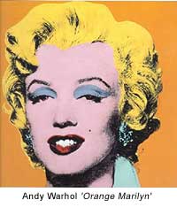 Andy Warhol, American Pop artist famous for Campbell's Soup Cans and Marilyn Monroe prints, 1928-1987