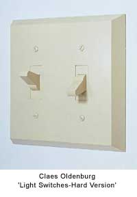 Claes Oldenburg, Swedish-American Pop artist known for large-scale soft sculptures, 1929-