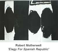 Robert Motherwell, American Abstract Expressionist painter and printmaker, 1915-1991
