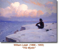 William Robinson Leigh western landscape painting showing his realistic style and attention to detail