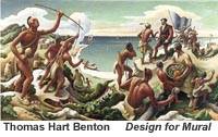 Thomas Hart Benton, American regionalist painter and muralist, 1889-1975