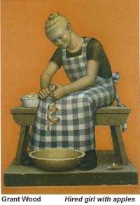Grant Wood, American regionalist painter and WPA artist known for American Gothic