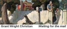 Grant Wright Christian, American artist who created WPA murals including 'Waiting for the Mail'