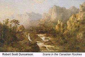 Robert Scott Duncanson, American landscape painter and first Black American to earn his living as an artist, 1821-1872