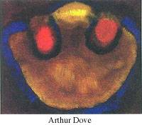 Arthur Dove painting 'After Image' - American modernist work showing Fauvist color influence with abstract organic forms