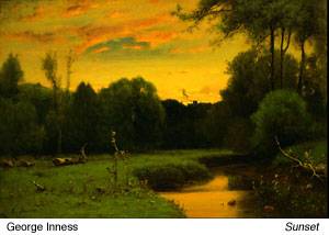George Inness Sunset