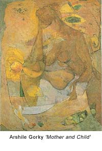 Arshile Gorky, Armenian-American Abstract Expressionist painter, 1904-1948