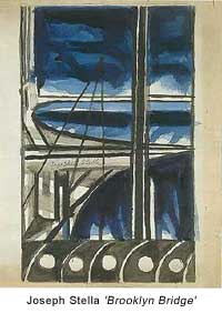 Joseph Stella, Italian-American Futurist painter known for Brooklyn Bridge paintings, 1877-1946